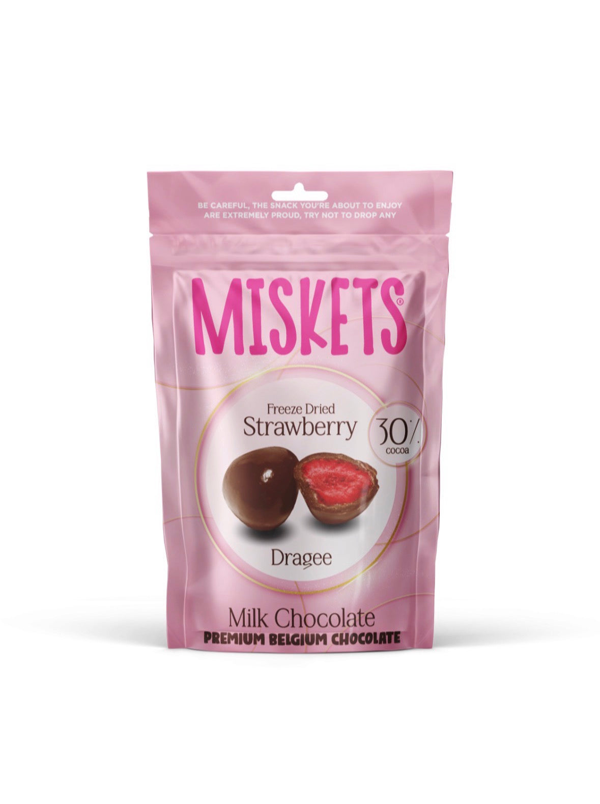 Miskets Fragole ricoperte di Cioccolato al Latte