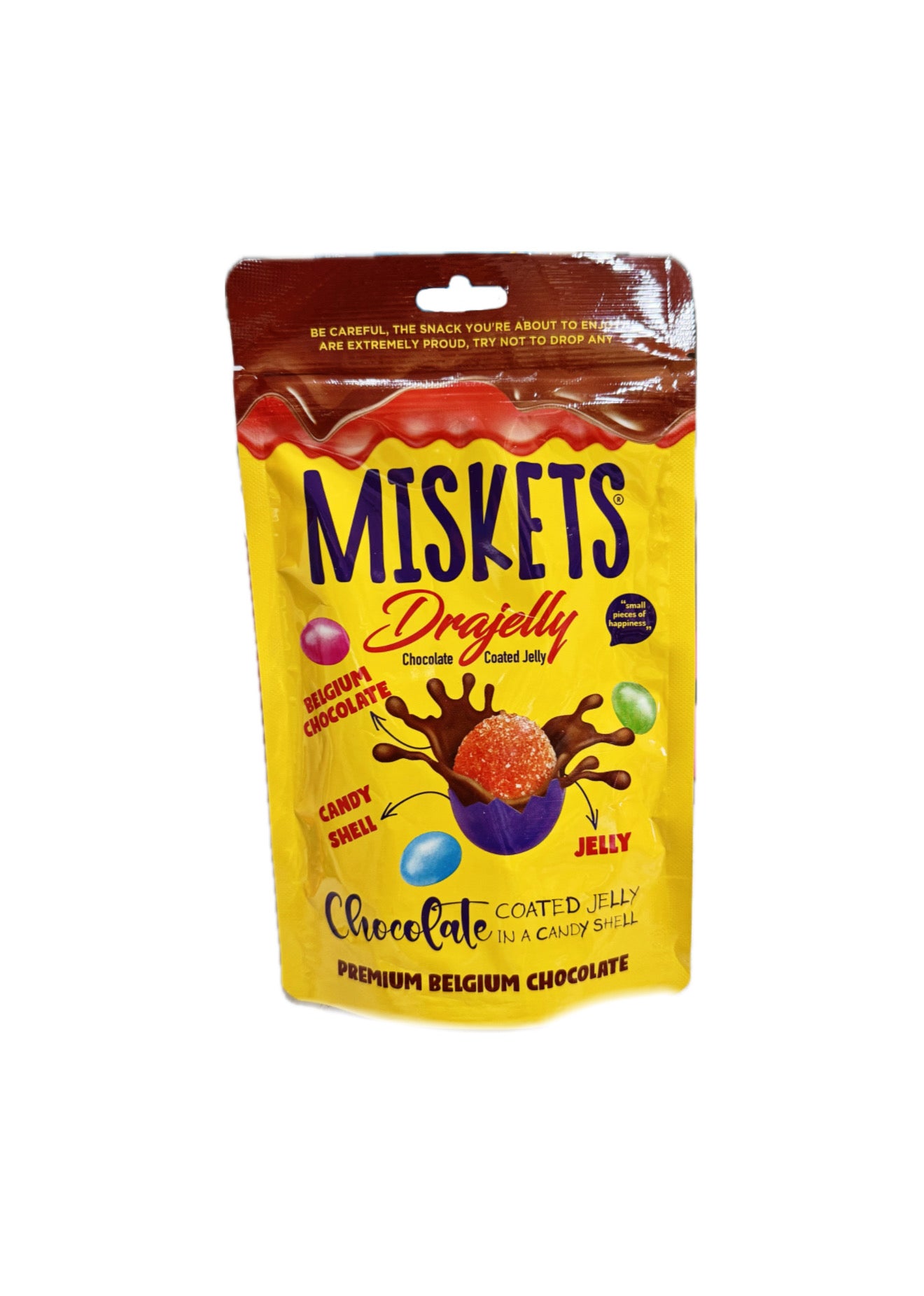 Miskets Jelly ricoperte di Cioccolato al Latte