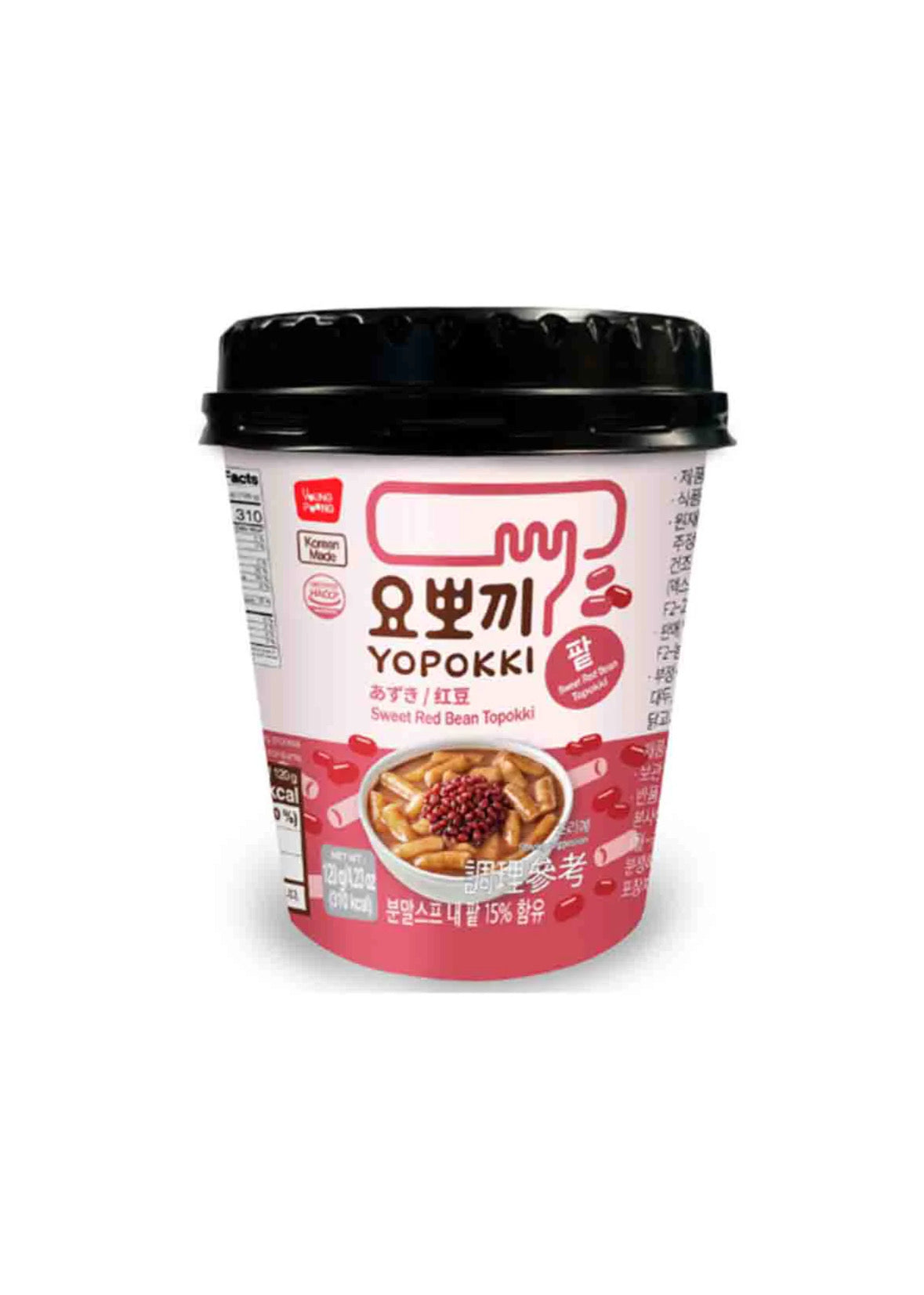 Yopokki Tteokbokki Cup con Fagioli Azuki