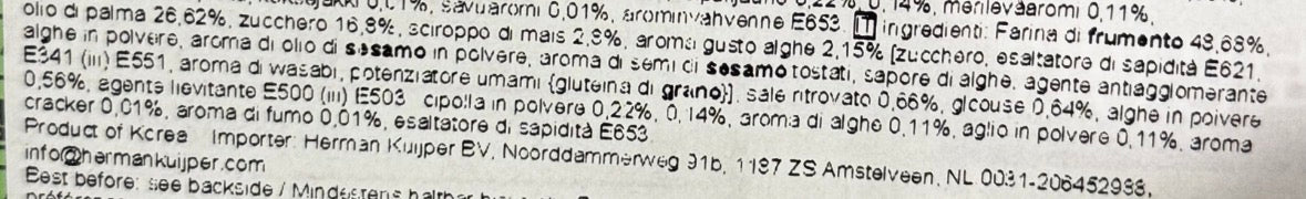 Snack croccante di Alghe