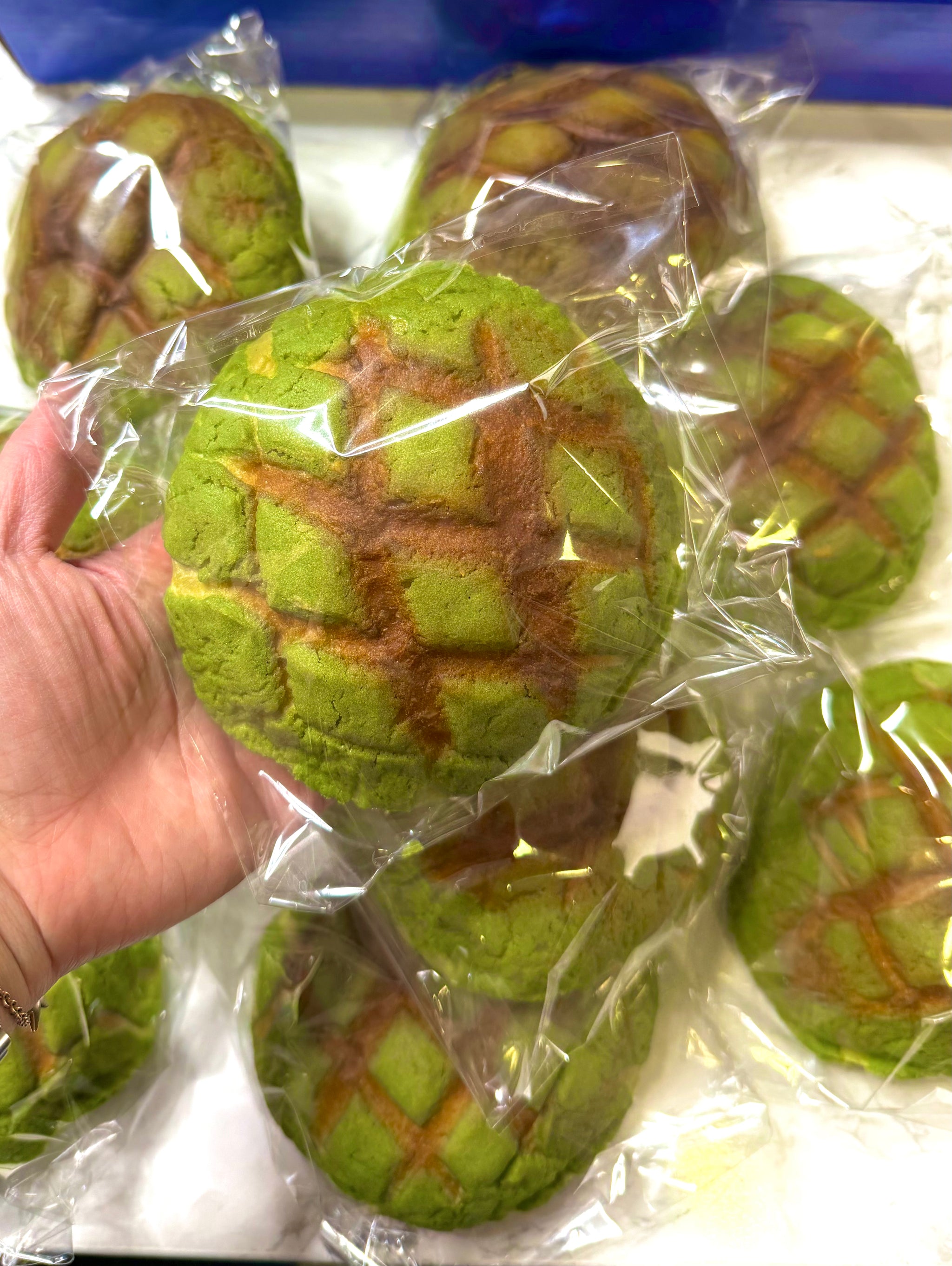 Melon Pan gusto Matcha (firmato FranCina)