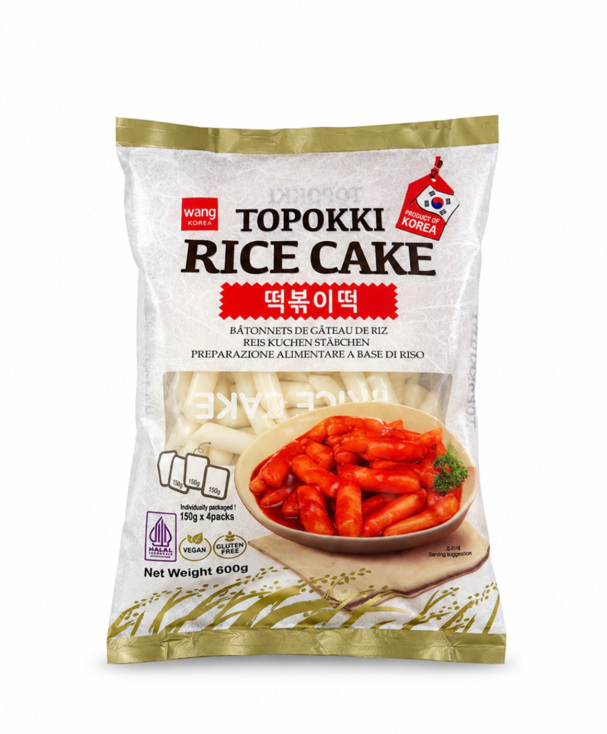 Wang Tteokbokki Gnocchi Coreani (Senza Glutine)