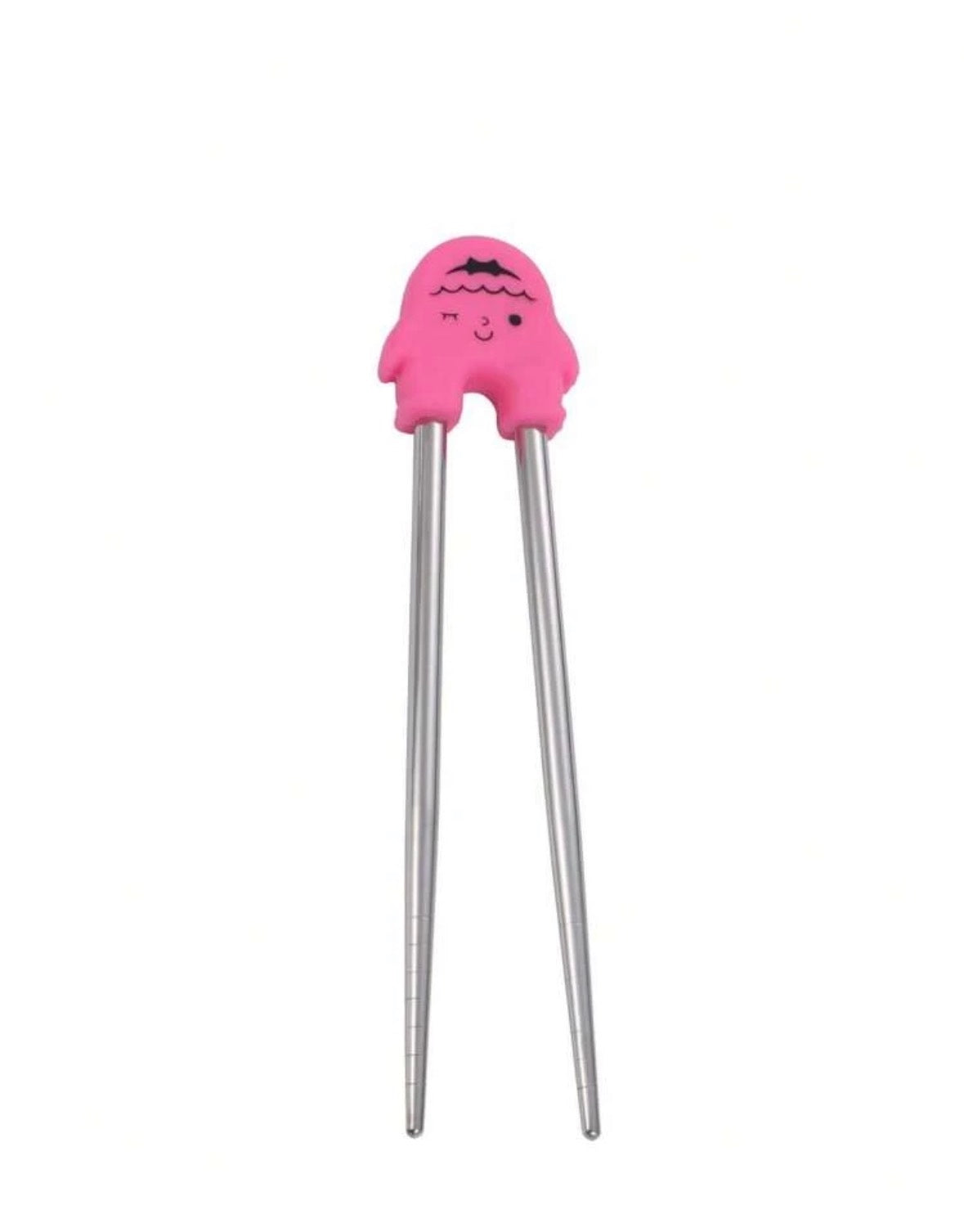 Bacchette per bambini con supporto removibile Rosa