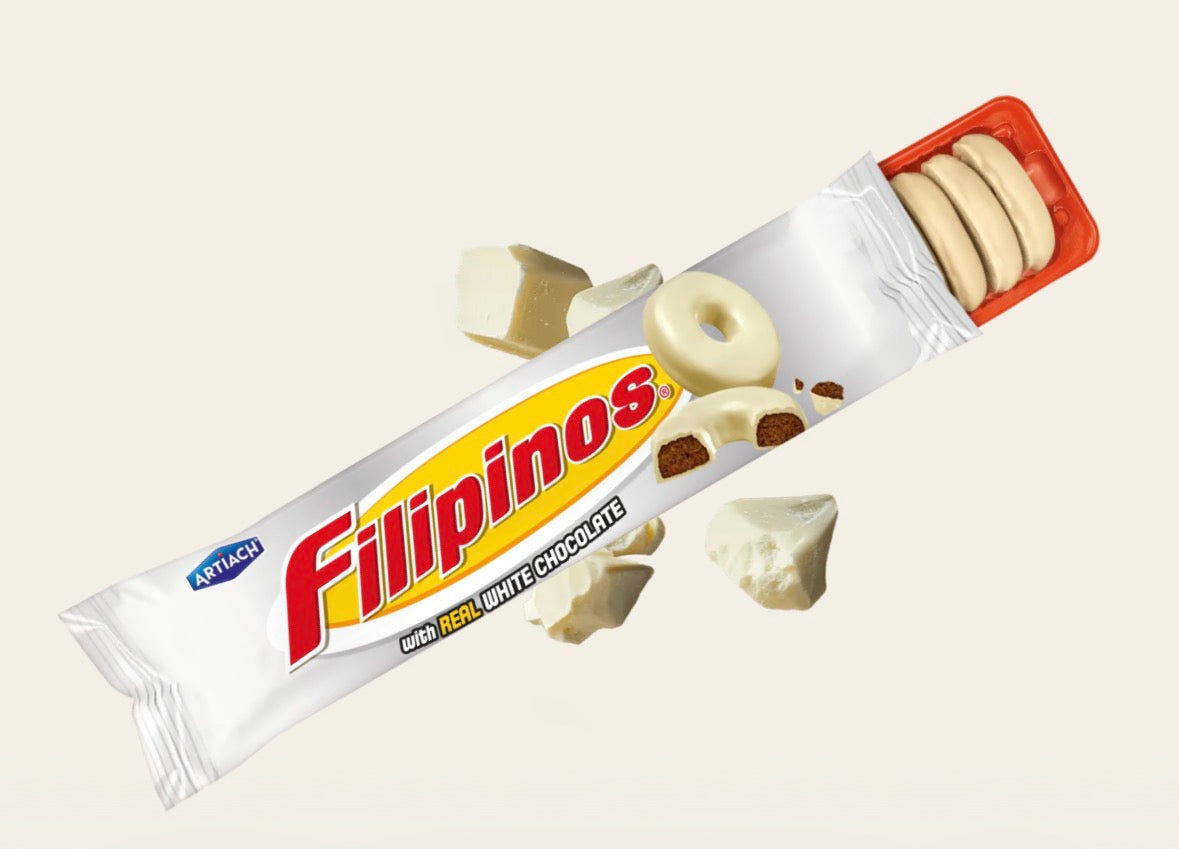 Filipinos Biscotti ricoperti di Cioccolato Bianco