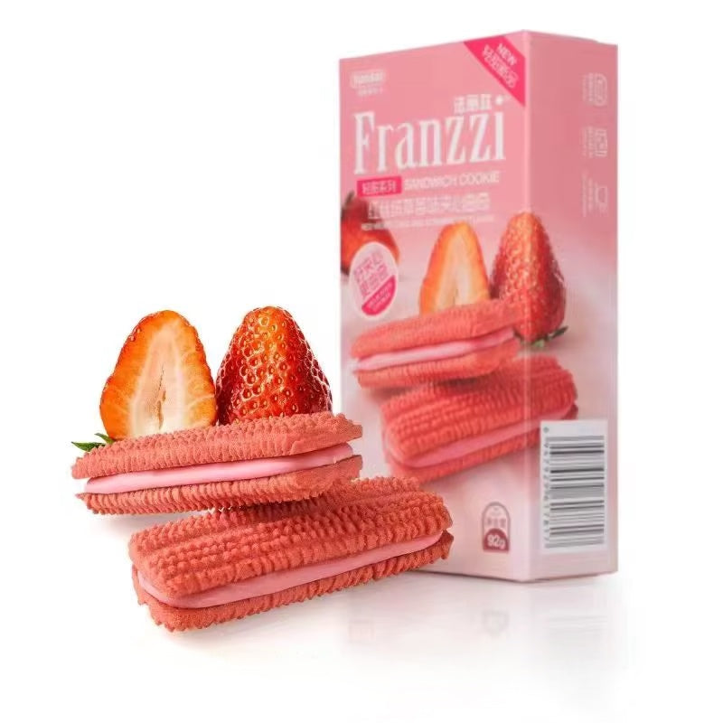 Franzzi Biscottini gusto Red Velvet alla Fragola