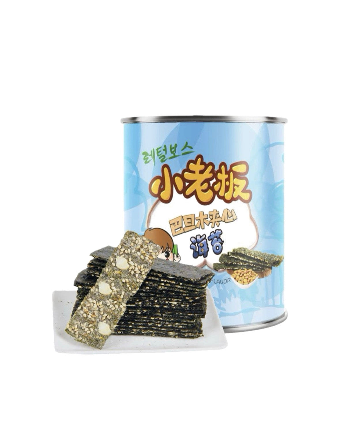 Snack di Alghe Croccante con Mandorle