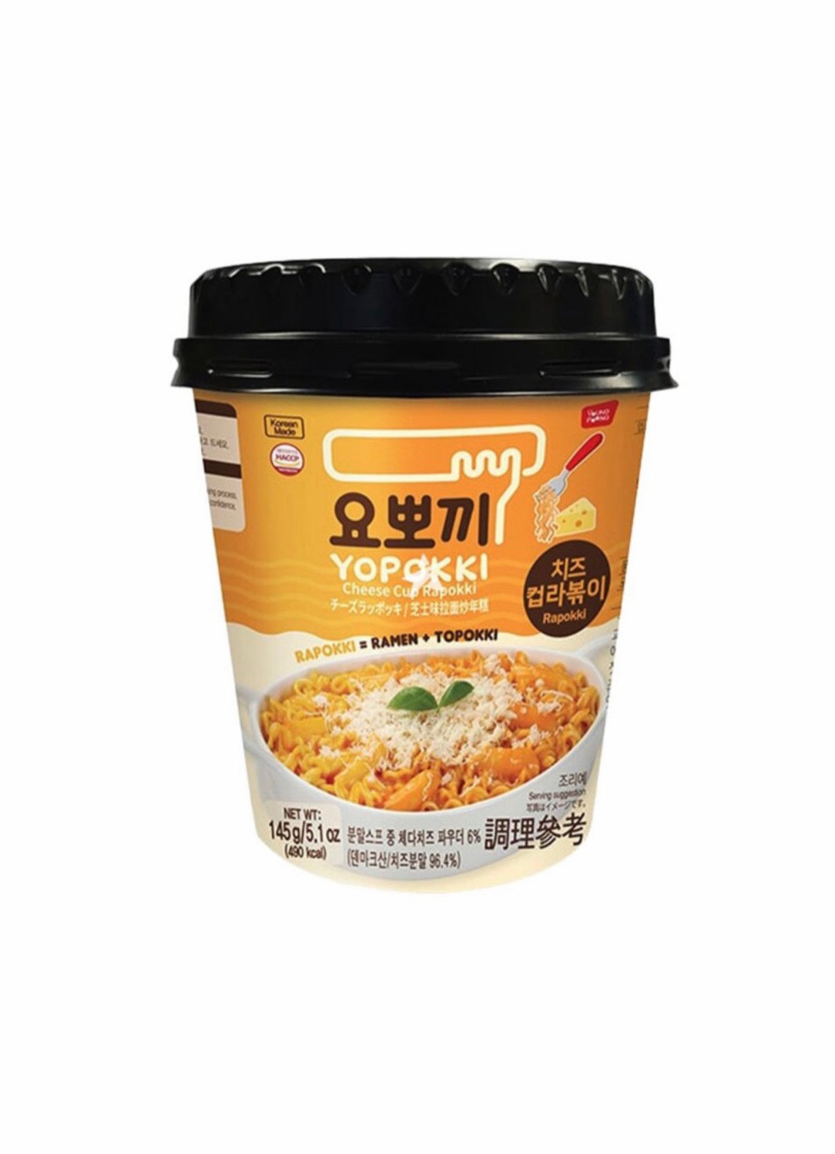Yopokki Rabokki Gnocchi Coreani + Ramen gusto Formaggio