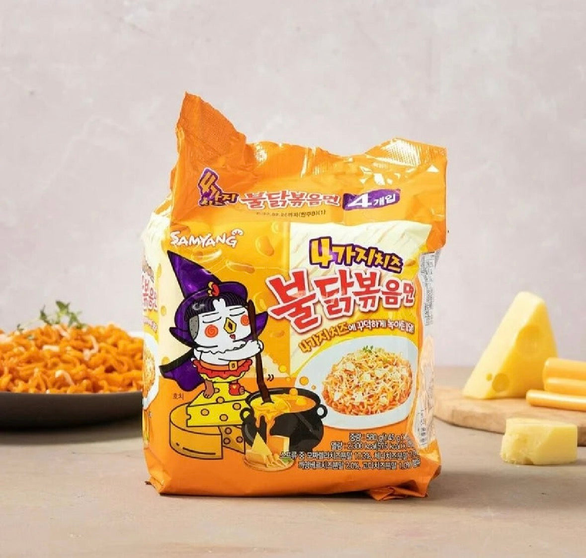 Buldak Samyang 4 formaggi (pack da 5)