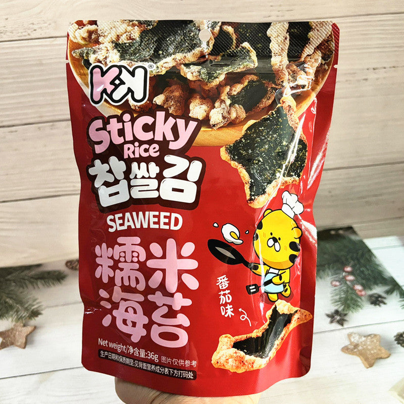Snack di Riso e Alghe gusto Pomodoro