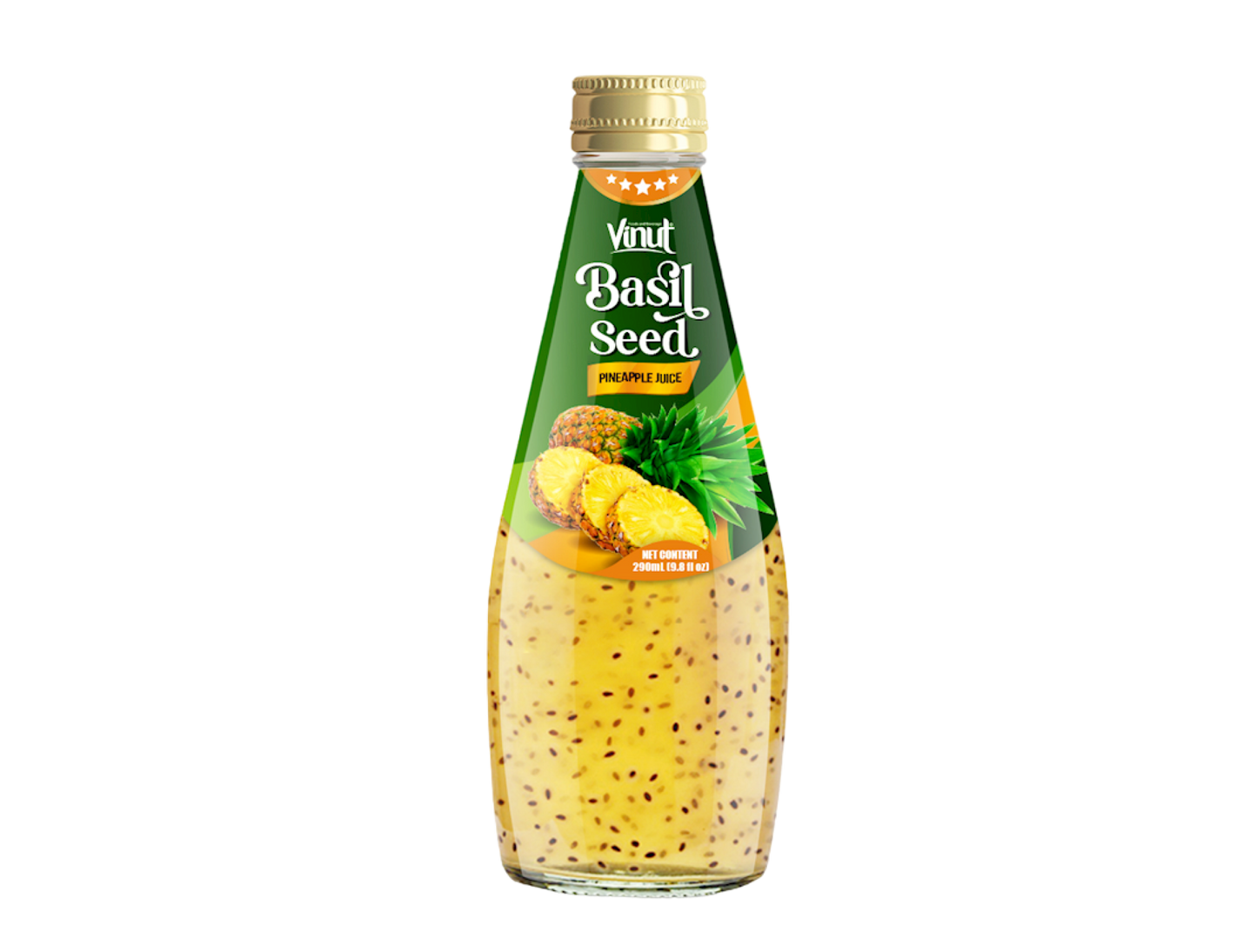 Bevanda gusto Ananas con Semi di Basilico