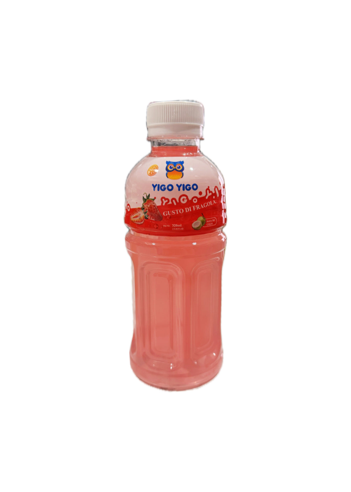 Bevanda gusto Fragola con Nata de coco