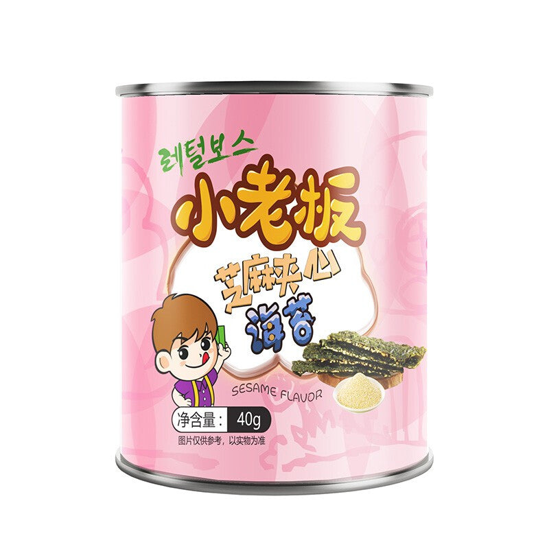 Snack di Alghe Croccante con Sesamo